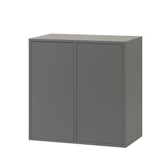 Boxie 2 ajtós fali szekrény 80x80x37 cm antracit