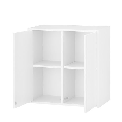 Boxie 2 ajtós fali szekrény 80x80x37 cm fehér