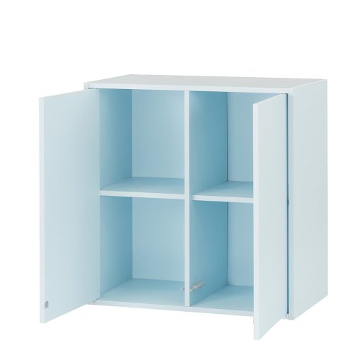 Boxie 2 ajtós fali szekrény 80x80x37 cm kék