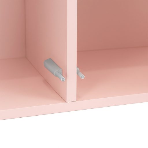 Boxie 2 ajtós fali szekrény 80x80x37 cm pink