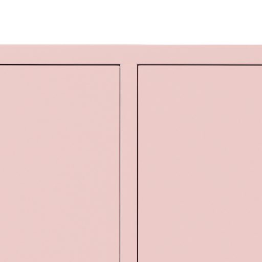 Boxie 2 ajtós fali szekrény 80x80x37 cm pink