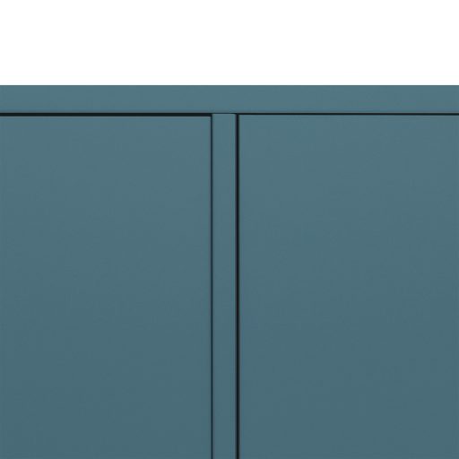 Boxie 2 ajtós fali szekrény 80x80x37 cm petrol kék