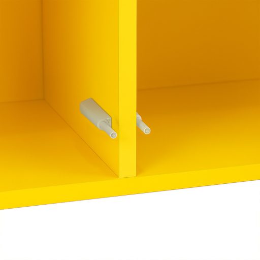 Boxie 2 ajtós fali szekrény 80x80x37 cm sárga