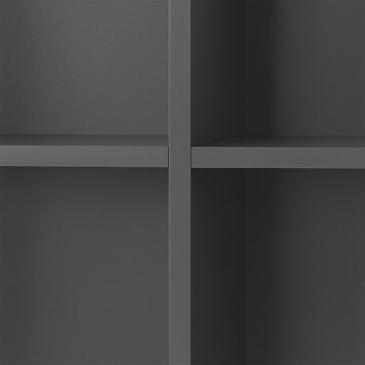 Boxie nyitott fali szekrény 80x80x37 cm antracit