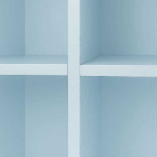 Boxie nyitott fali szekrény 80x80x37 cm kék