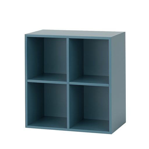 Boxie nyitott fali szekrény 80x80x37 cm petrol kék