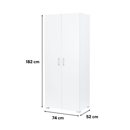 Family ruhásszekrény 74x182 cm fehér