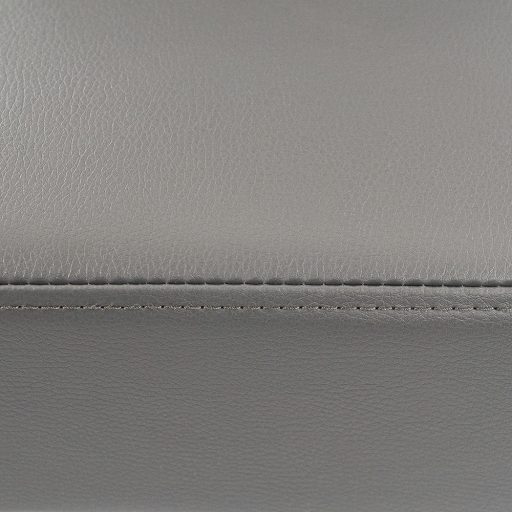 Kelly bőr étkezőszék szürke színben