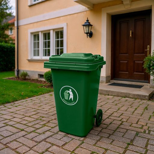 Hulladéktároló 120L zöld