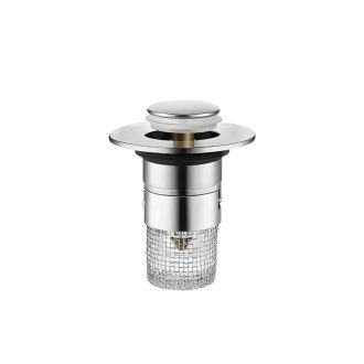 Lefolyódugó szűrővel rozsdamentes acél 60 mm