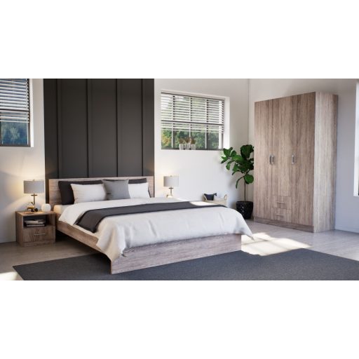 Miami gardróbszekrény 120x205 cm yorki tölgy-yorki tölgy