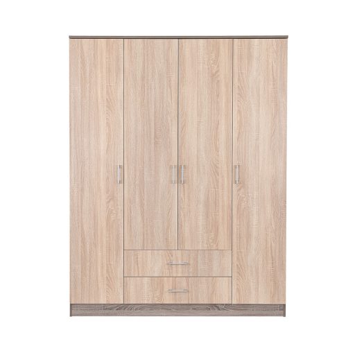 Miami gardróbszekrény 160x205 cm sonoma tölgy-yorki tölgy