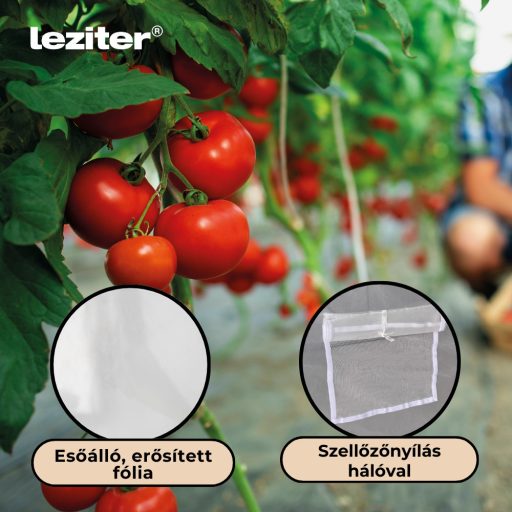 Fóliasátor 200x300x600 cm váz+fólia