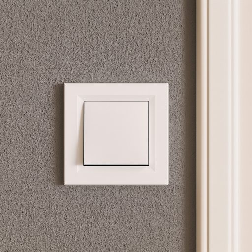 Nova váltókapcsoló 106 fehér kerettel