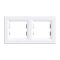 Nova kettes keret vízszintes fehér