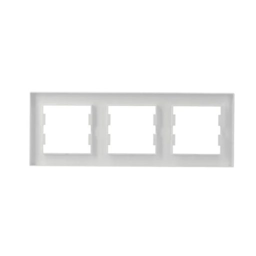 Nova hármas keret vízszintes fehér
