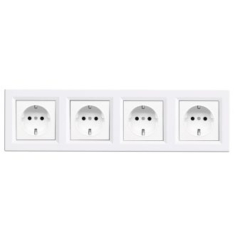 Nova IV négy dugalj fehér kerettel