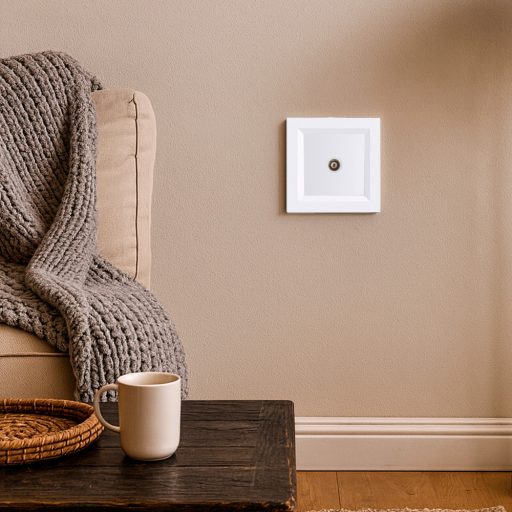 Nova TV csatlakozóaljzat fehér