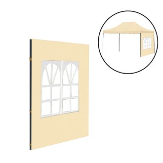 Kerti pavilon ablakos oldalfal ponyva 3x4 m