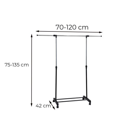 Ruhaállvány LRA-06 fekete