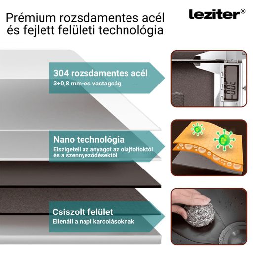 Daisy III rozsdamentes mosogató