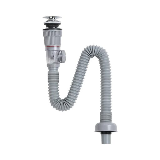 Klikk-Klakk leeresztő normál mosdóhoz bűzzáróval flexibilis csővel