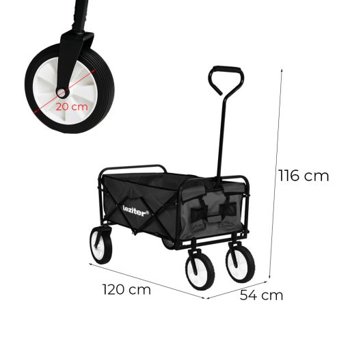 Összecsukható kerti strandkocsi