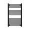 Egyenes törölközőszárító radiátor 1000x600 mm fekete