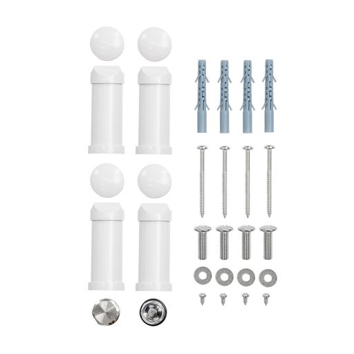 Íves törölközőszárító radiátor 1000x600 mm fehér