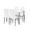 Mateo 4+1 étkező garnitúra fehér-fekete