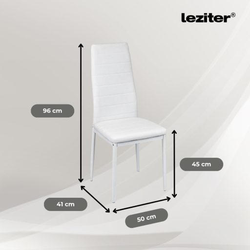 Nolen 4+1 étkező garnitúra fehér