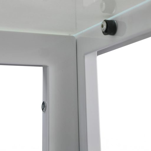 Ezra 140 cm szögletes üveg étkezőasztal