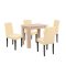 Leon 4+1 étkező garnitúra sonoma tölgy-bézs