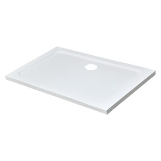   Modena Slim aszimmetrikus szögletes akril zuhanytálca, 80x120 cm