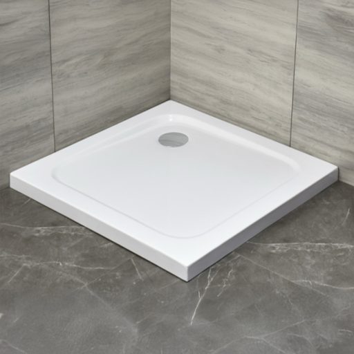 Modena Slim szögletes alacsony akril zuhanytálca 100x100 cm