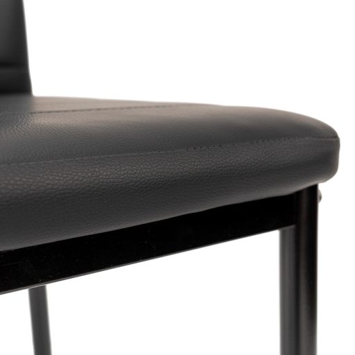 Tino NOVA Étkezőszék, fekete színben