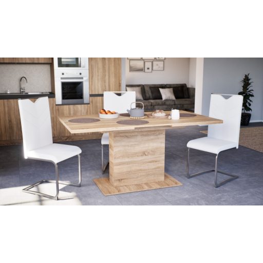 Letti étkezőszék, fehér színben