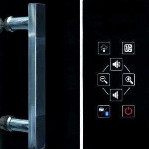 Mocca 85x140 cm hidromasszázs kádkabin