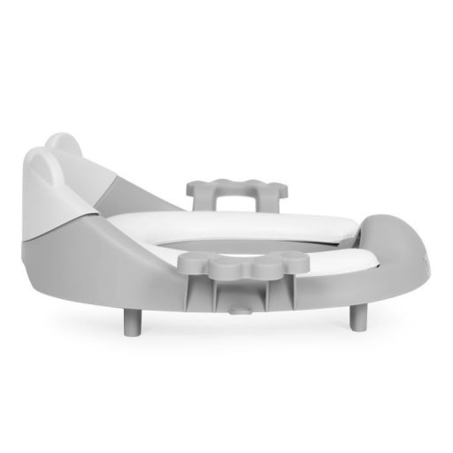 Wc szűkítő ülőke fülekkel puha párnával szürke