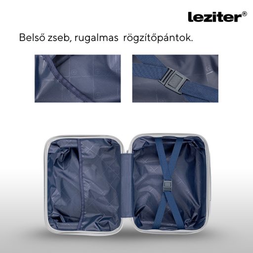 TraveLux Voyager kisméretű kézi bőrönd keményfedeles 26x31x14 cm