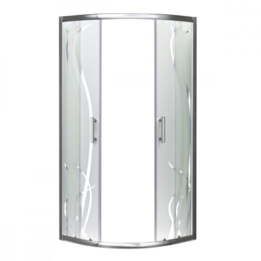 Spirit Bamboo 80x80 cm íves zuhanykabin zuhanytálca nélkül