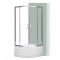 Spirit Deep 90x90 cm íves zuhanykabin zuhanytálcával