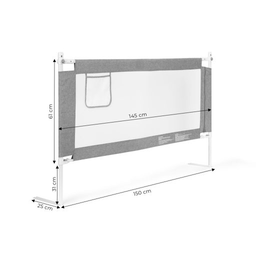 Bizonsági rács védőkorlát 150 cm