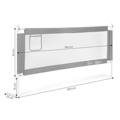 Bizonsági rács védőkorlát 200 cm