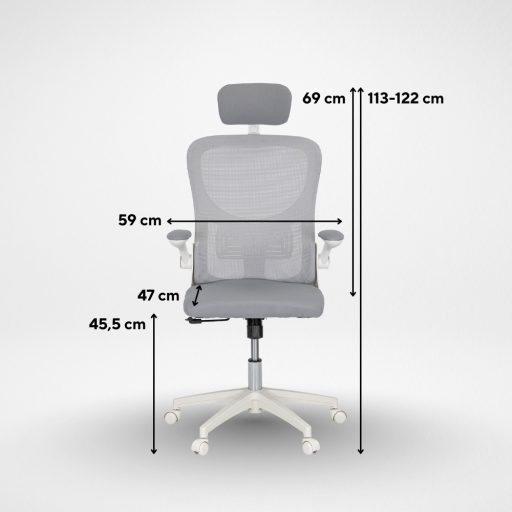 Flexo ergonomikus irodai forgószék deréktámasszal