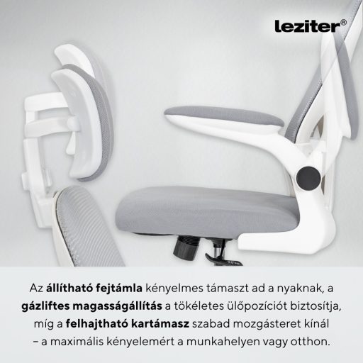 Flexo ergonomikus irodai forgószék deréktámasszal