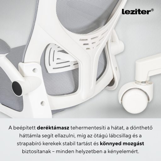 Flexo ergonomikus irodai forgószék deréktámasszal