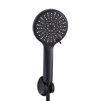 Lili 5 funkciós kézizuhany tömlővel tartóval fekete