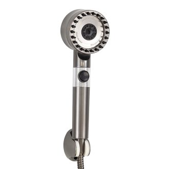 Kori 3 funkciós kézizuhany tömlővel tartóval szürke