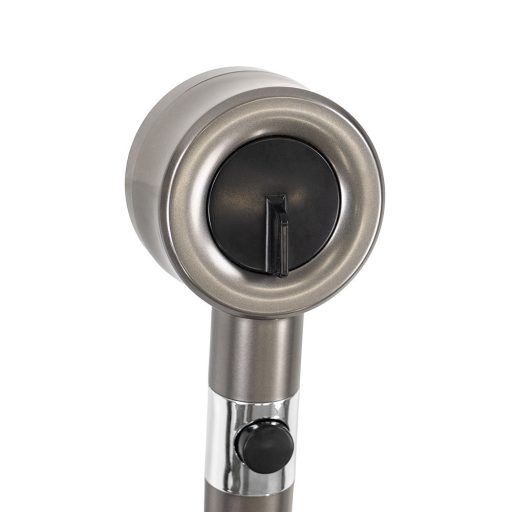 Kori 3 funkciós kézizuhany tömlővel tartóval szürke